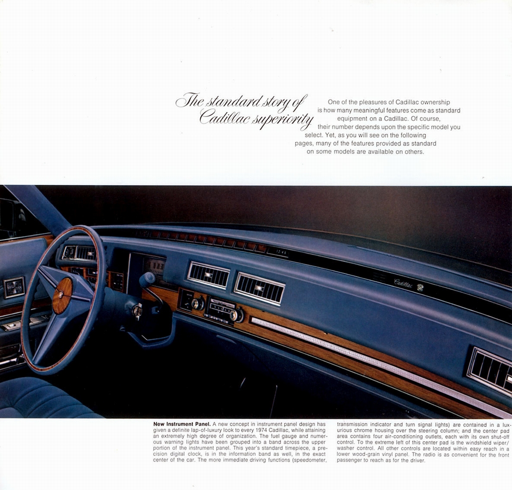 1974 Cadillac Prestige Brochure Page 19